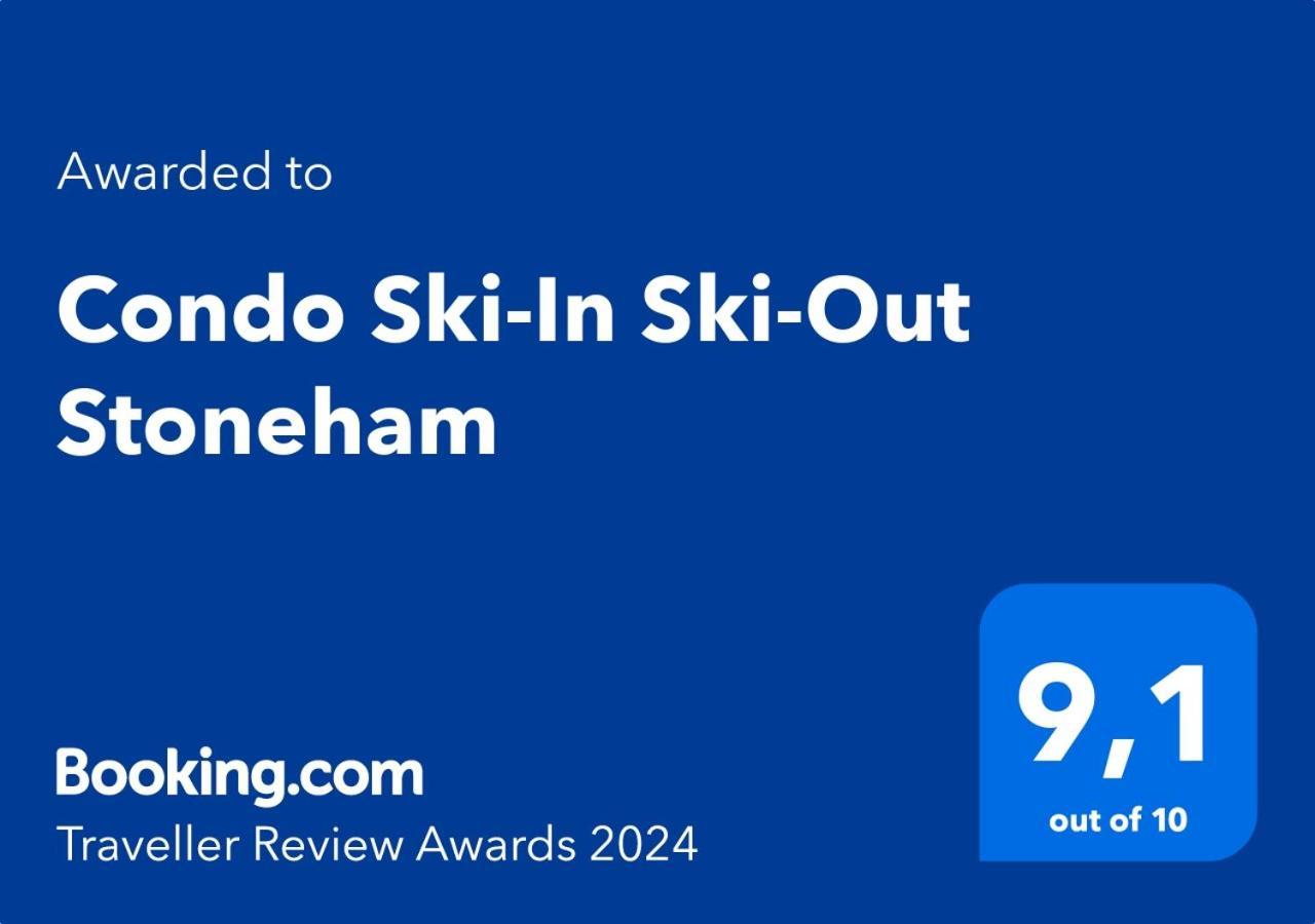 Condo Ski-In Ski-Out Stoneham Εξωτερικό φωτογραφία